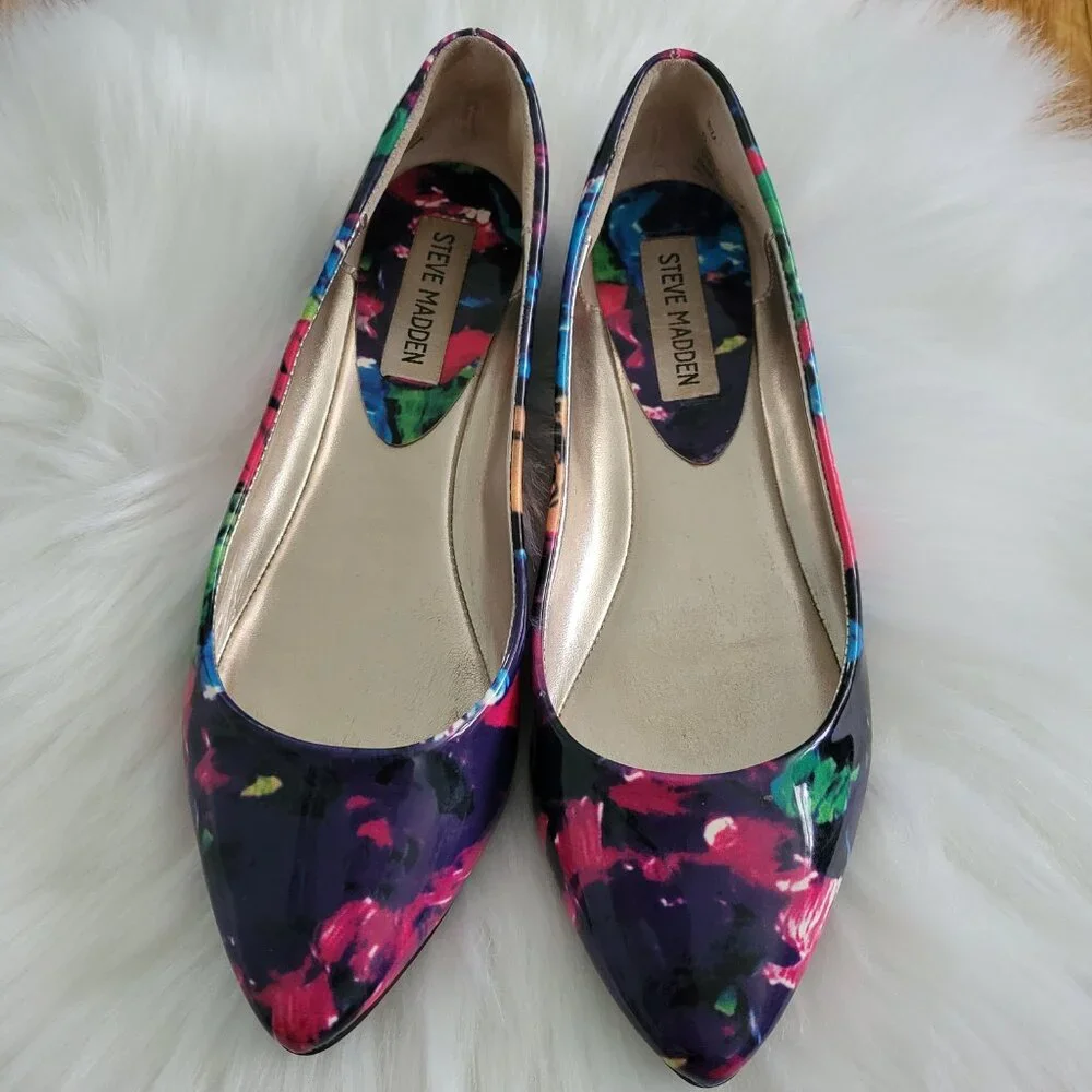 Steve Madden multicolored flats steve